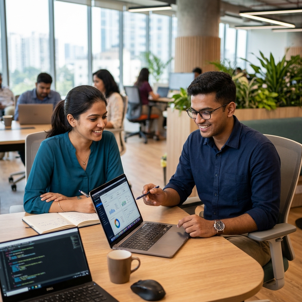 People connecting for local jobs